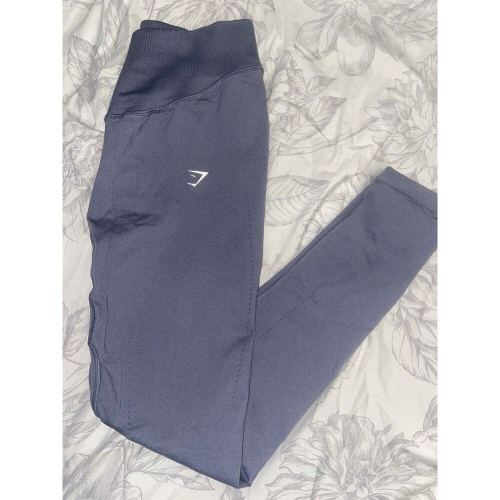 Gymshark Vital Seamless Leggings | Women’s XS | Smokey Grey 24” Waist 24”Inseam